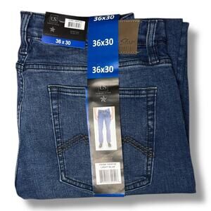 Urban Star Slim Stretch Jeans - Light Blue - 36 x 30